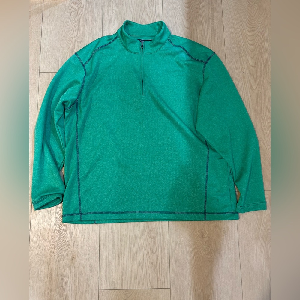 Pebble Beach Green Quarter-Zip‎ Pullover